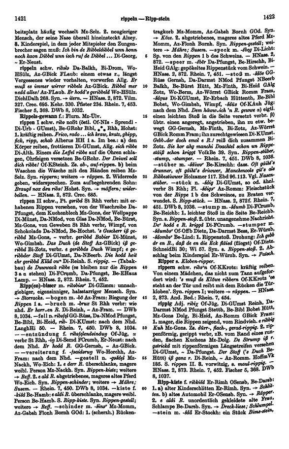 Seitenanzeige: Band 4, Spalten 1421–1422