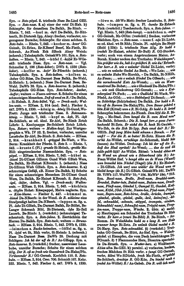 Click to enlarge Page View: Volume 4, Columns 1485–1486