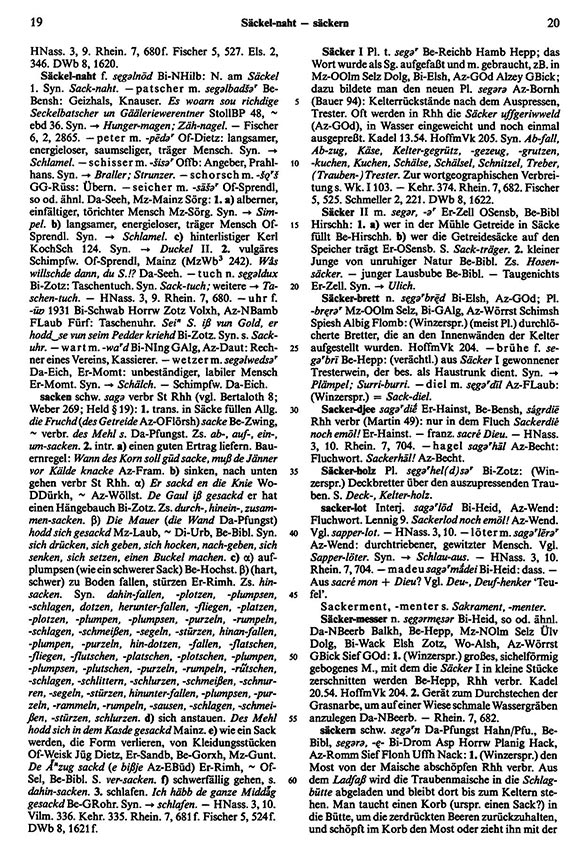 Page View: Volume 5, Columns 19–20