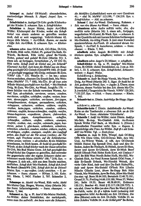 Click to enlarge Page View: Volume 5, Columns 205–206