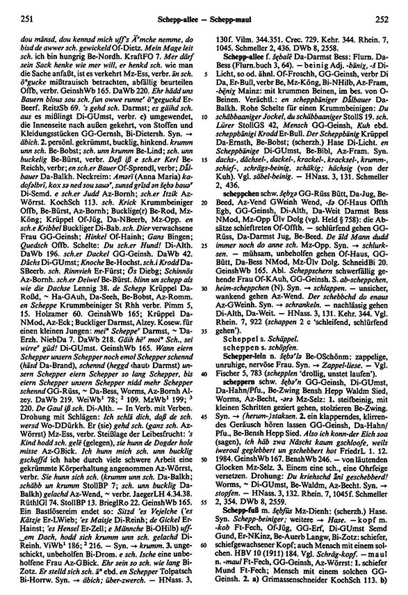 Click to enlarge Page View: Volume 5, Columns 251–252