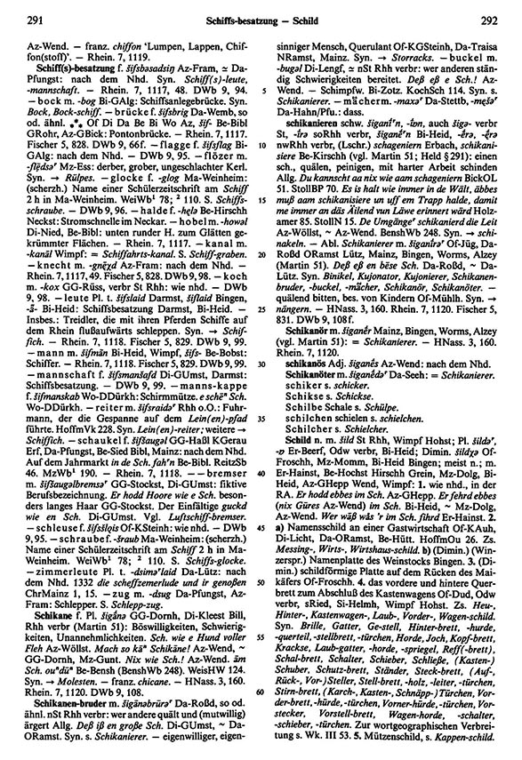 Zum Vergrößern bitte klicken Seitenanzeige: Band 5, Spalten 291–292