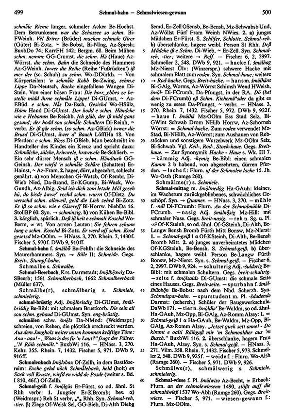 Seitenanzeige: Band 5, Spalten 499–500