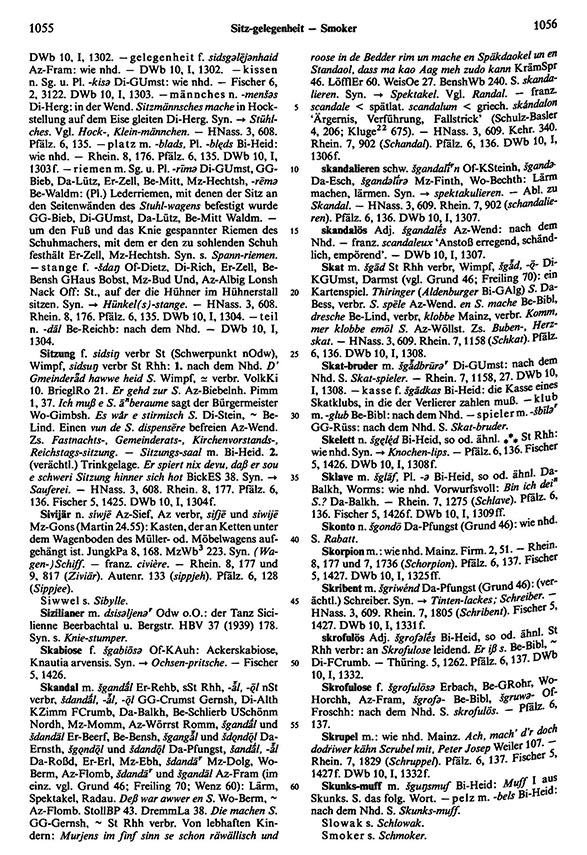 Page View: Volume 5, Columns 1055–1056