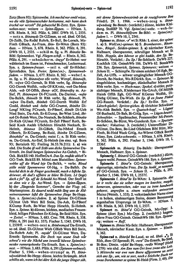 Page View: Volume 5, Columns 1191–1192