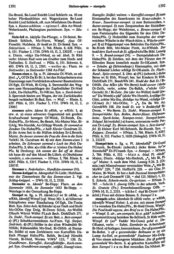 Click to enlarge Page View: Volume 5, Columns 1391–1392