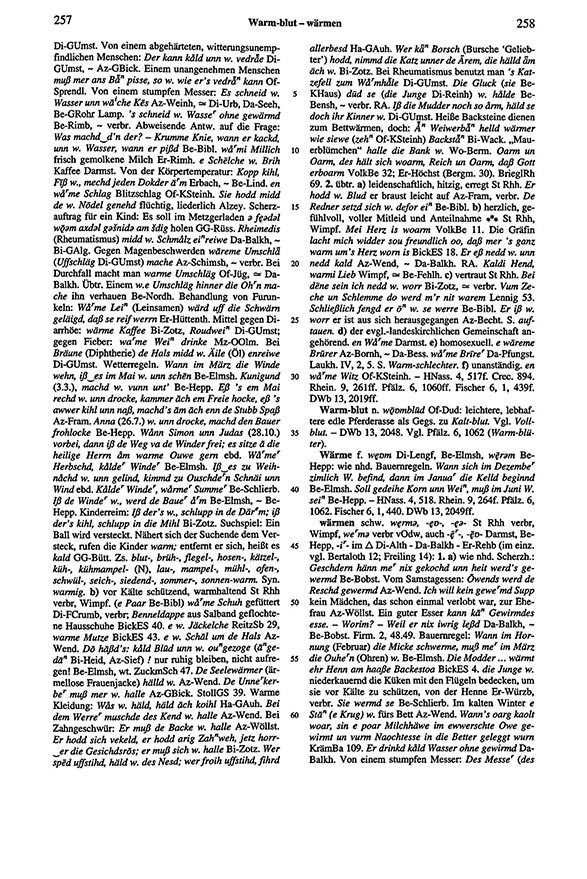 Seitenanzeige: Band 6, Spalten 257–258