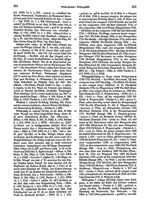 Page View: Volume 6, Columns 401–402