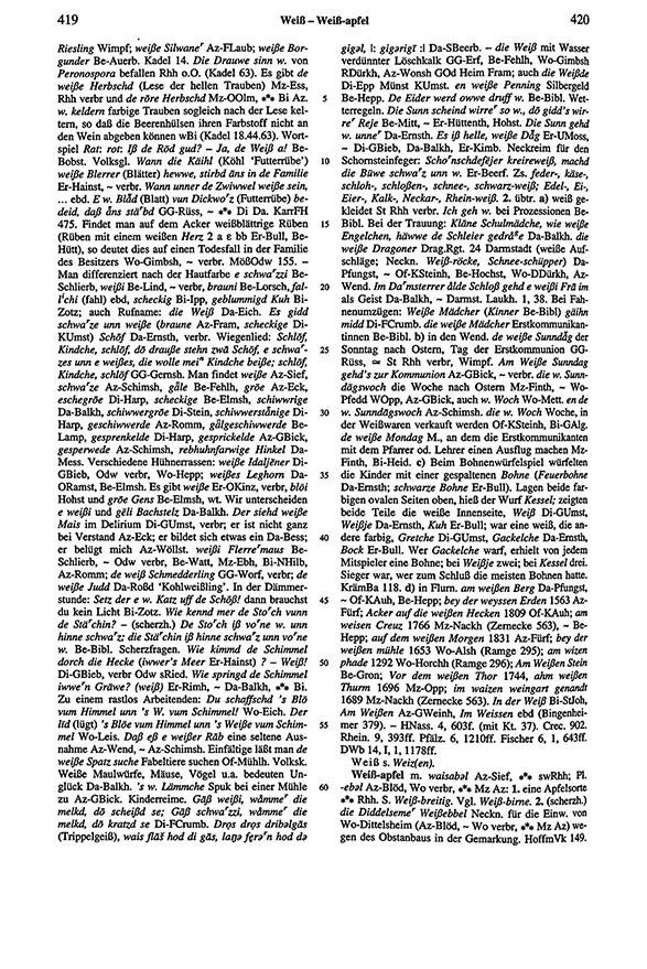 Page View: Volume 6, Columns 419–420