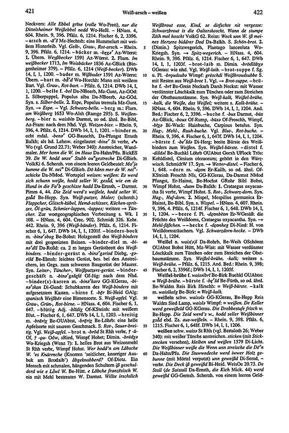 Page View: Volume 6, Columns 421–422