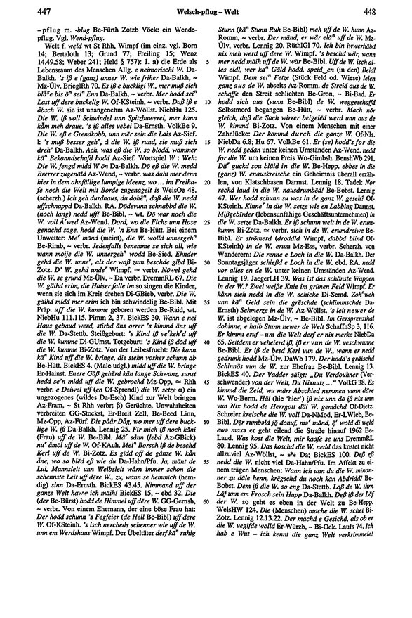 Page View: Volume 6, Columns 447–448