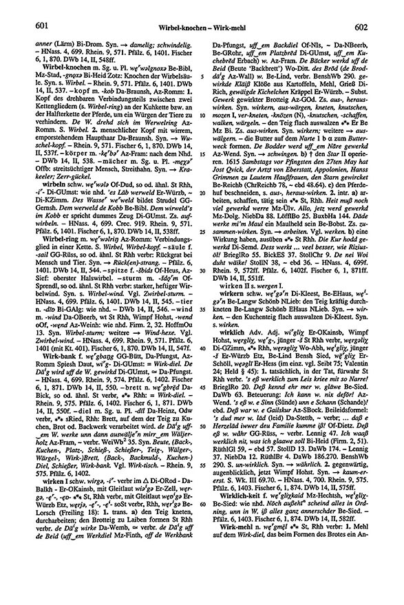 Page View: Volume 6, Columns 601–602
