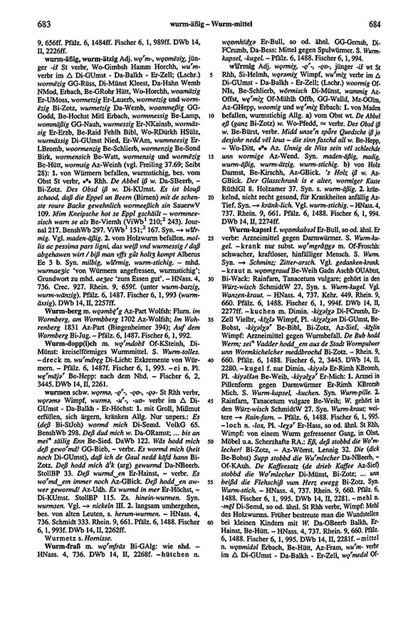 Click to enlarge Page View: Volume 6, Columns 683–684