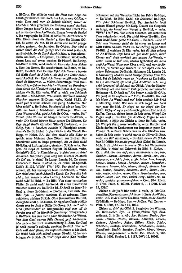 Click to enlarge Page View: Volume 6, Columns 805–806