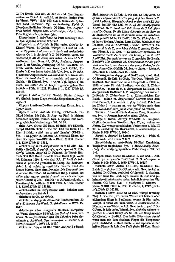 Page View: Volume 6, Columns 833–834