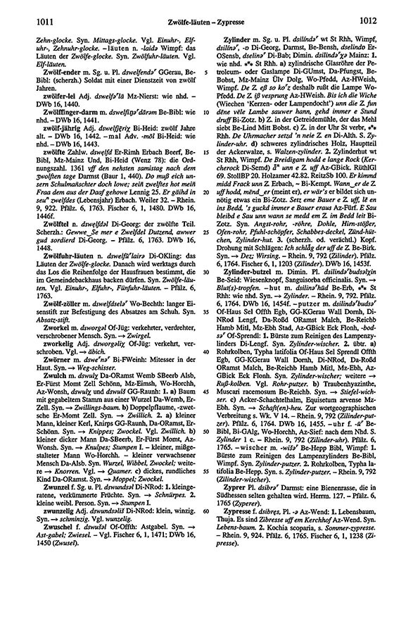 Page View: Volume 6, Columns 1011–1012
