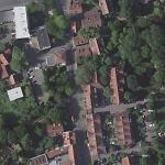 Der Standort der Synagoge von Eberstadt im modernen Orthofoto (Bildmitte) Vorschaubild