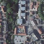Der Standort der Synagoge von Ober-Ramstadt im modernen Orthofoto (Bildmitte) Vorschaubild