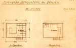 Leihgestern: Bestuhlungskizze zur Rekonstruktion der Räumlichkeiten im Entschädigungsverfahren (um 1959) Vorschaubild