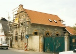 Erfelden: Sanierungsarbeiten am ehemaligen Synagogengebäude (Mai 1992) Vorschaubild