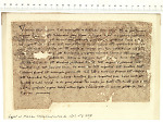 Graf Gottfried VI. siegelt bei einem Verkauf an Kloster Haina