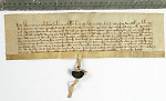 Revers Hartmanns von Solbach über erhaltene Zahlungen