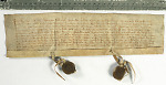 Revers der Brüder von Falkenberg für Graf Gottfried VII. über den Erhalt einer Entschädigungszahlung